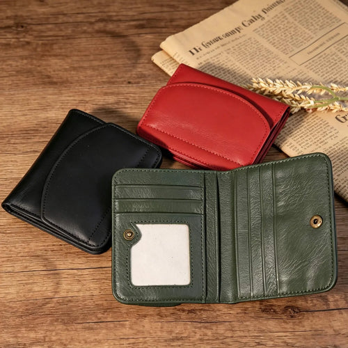 Genuine Leather Bifold Wallet